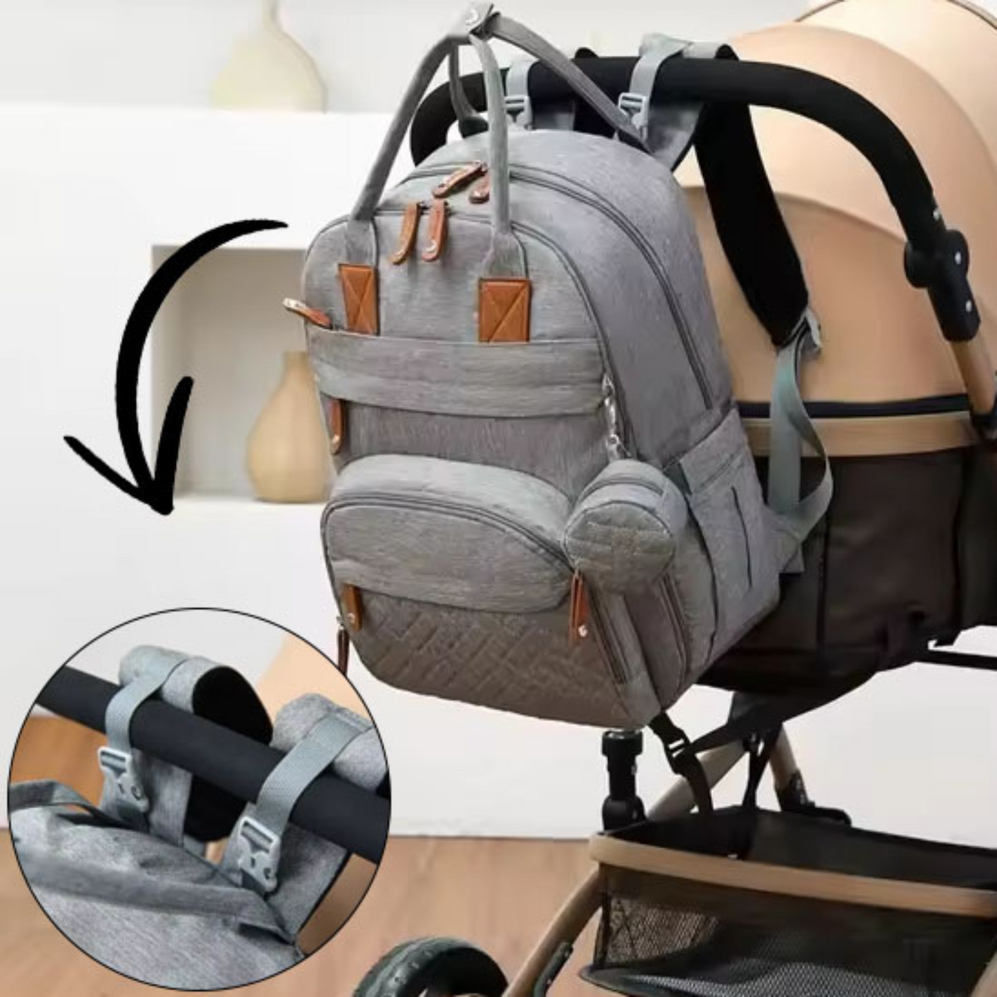 SAC A LANGER "PRESTIGE"™ | Sac à langer très spacieux.