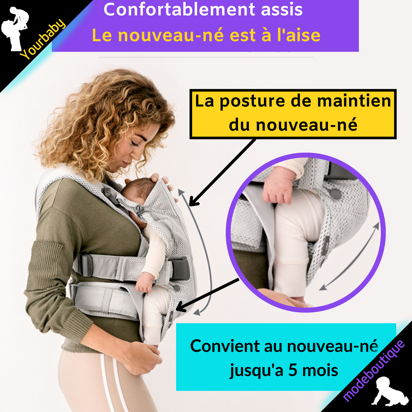 EASY-ONEAIR™ | Porte-bébé respirant