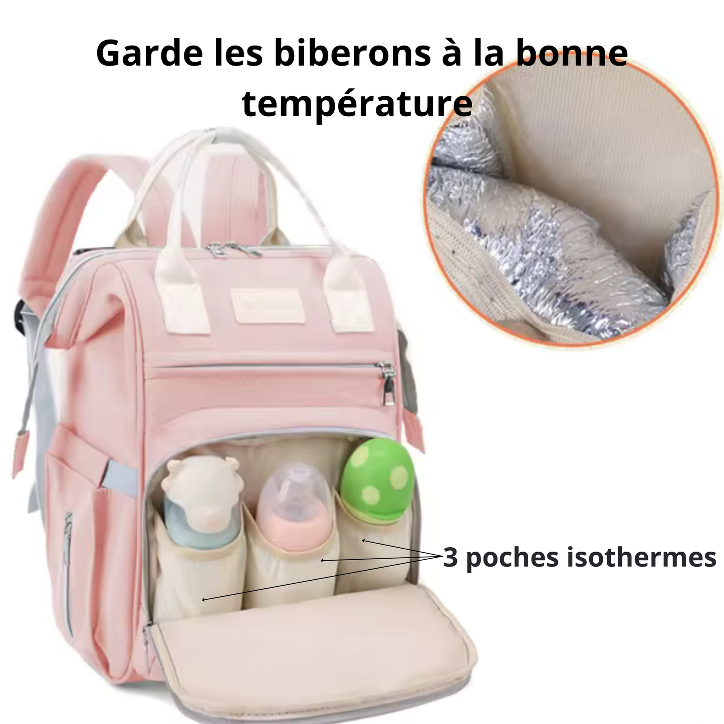 SAC A LANGER "CLASSIQUE"™ | Sac à langer multi usages.