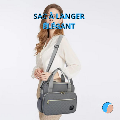 SAC A LANGER "ÉLÉGANT"™ | Sac à langer parfait pour les sorties.