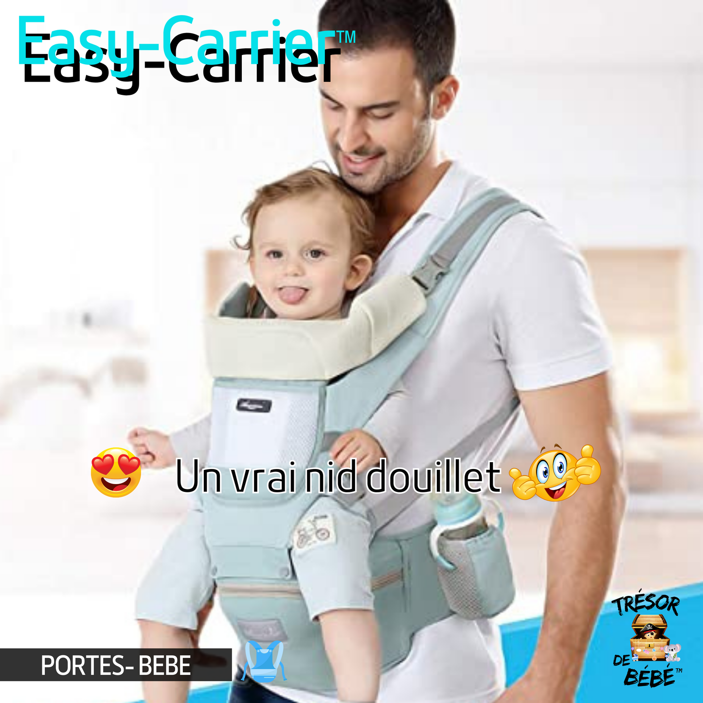 EASY-CARRIER™ | Porte-bébé Multifonctions