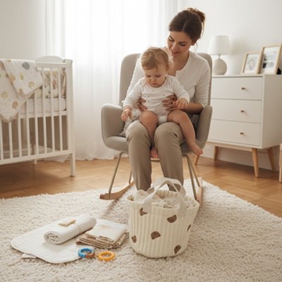 Panier rangement bebe 